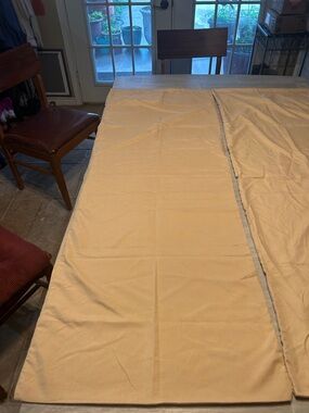 Soft Tan Fabric Body Size Pillow Case Set of Two